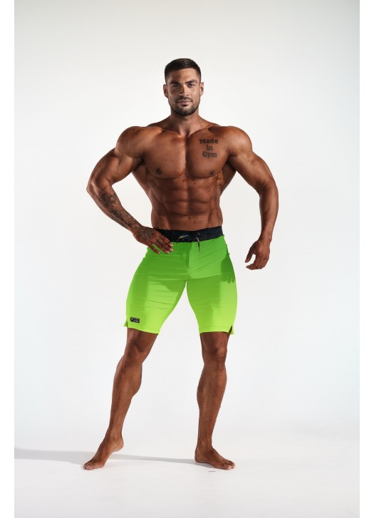 Men's Physique Shorts - Gradient Green